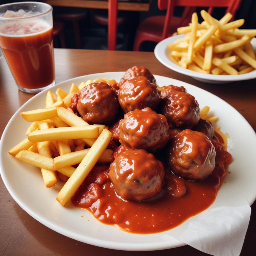 Assiette boulettes sauce tomate