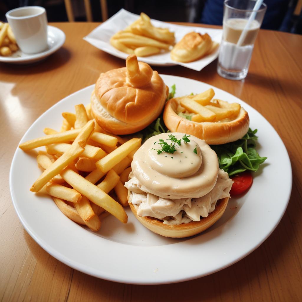 Assiette vol-au-vent