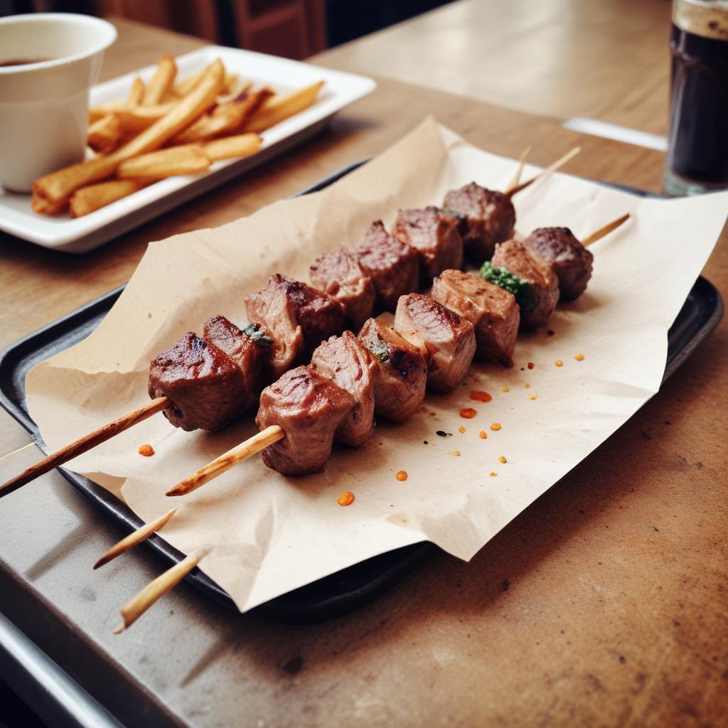 Brochette d'agneau