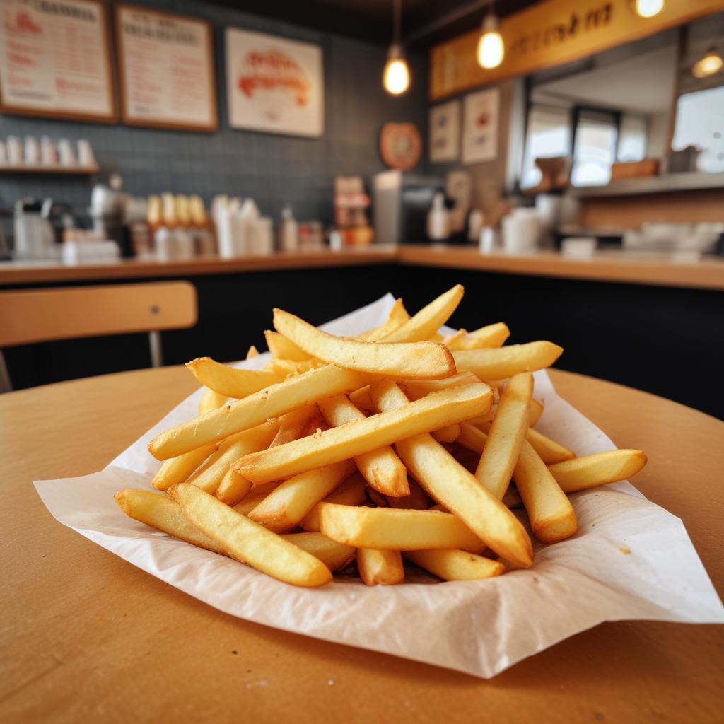 Frites moyennes